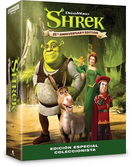 Shrek (Edición UCE 25 Aniversario) (+ Blu-Ray de extras) - 4K + Blu-Ray | 8414533151870 | Andrew Adamson, Vicky Jenson