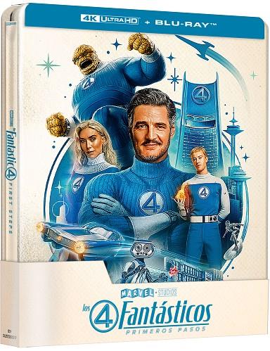 Los 4 Fantásticos: Primeros Pasos (Ed. Steelbook) (+ Blu-Ray) - 4K UHD | 8421394803510 | Matt Shakman