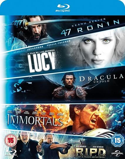 47 Ronin/Lucy/Dracula, la leyenda jamás ciontada/Immortals/RIPD - Blu-Ray | 5053083044725