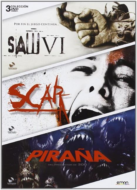 Saw VI + Scar + Piraña - DVD | 8435153734939