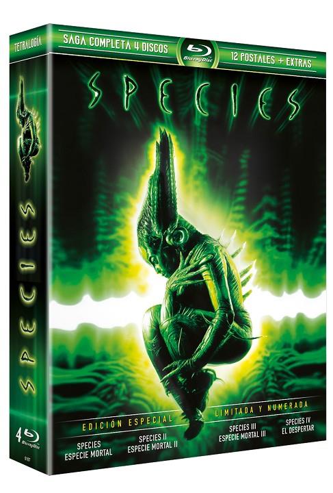 Species 1-2-3-4 BD con 12 Postales + Extras. Limitado y Numerado - Blu-Ray | 8436558200876