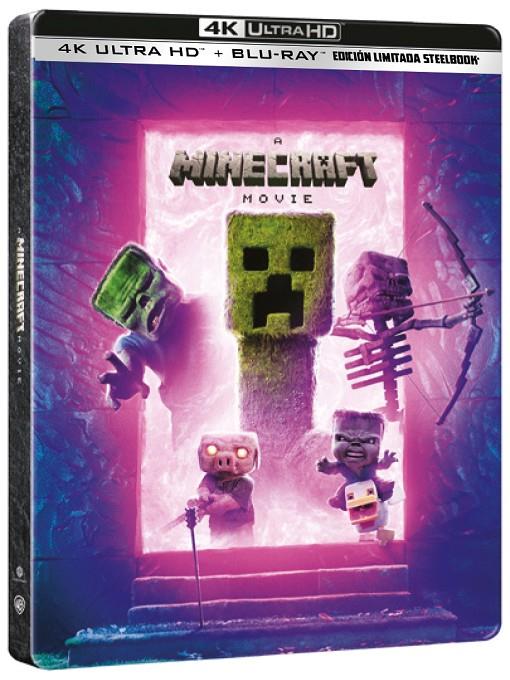Una película de Minecraft (+ Blu-Ray) Ed. Steelbook Portal - 4K UHD | 8414533145701 | Jared Hess