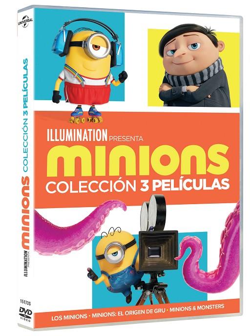 Los Minions + Minions: El origen de Gru + Minios & Monsters - DVD | 8414533151733 | Kyle Balda, Pierre Coffin, Brad Ableson, Jonathan del Val