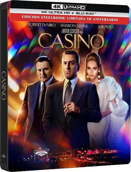 Casino (+ Blu-Ray). Ed. Steelbook 30 Aniversario - 4K UHD | 8414533147262 | Martin Scorsese
