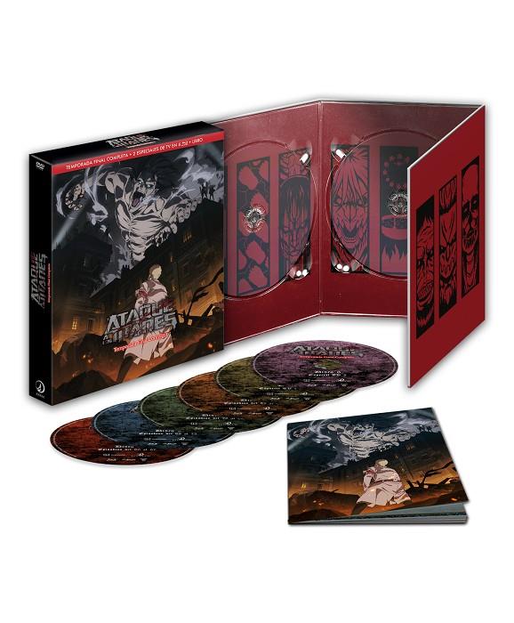 Ataque a los Titanes - Temp Final Completa (Temp Final P1 + P2 + Capítulos Finales) EP. 60 a 87 + 2 TV Special - - Blu-Ray | 8424365731546 | Tetsuro Araki