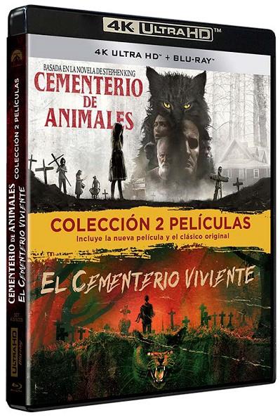 Pet Sematary Pack 2: Cementerio Viviente + Cementerio de Animales (+ Blu-Ray) - 4K UHD | 8421394102194 | Mary Lambert, Dennis Widmyer, Kevin Kolsch