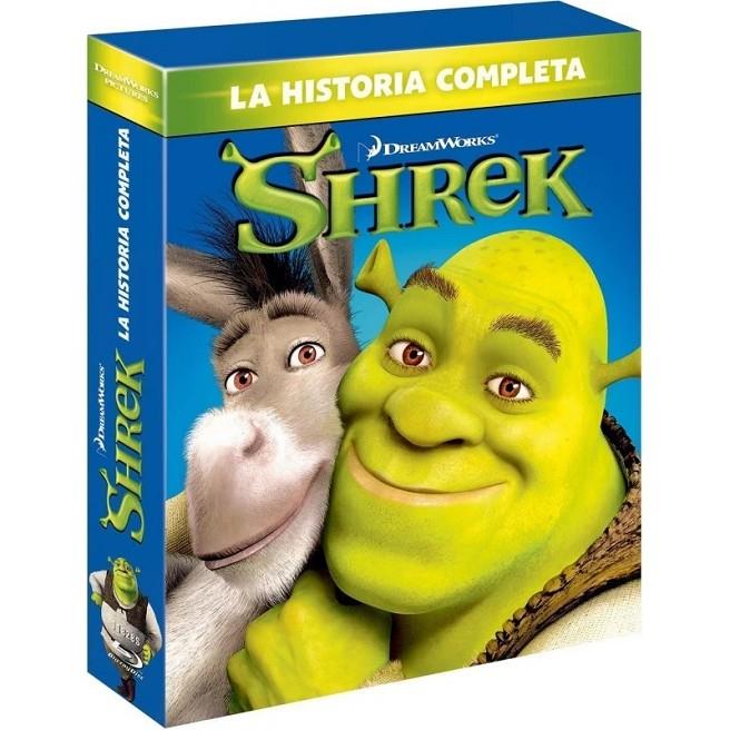 Shrek 1-4 (LA HISTORIA COMPLETA) - Blu-Ray | 8414533118293