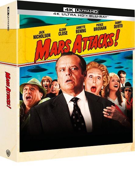 Mars Attacks (Ed. Steelbook) - 4K UHD | 8414533150798 | Tim Burton