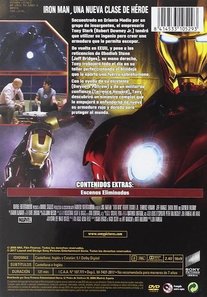 Iron Man - DVD | 8414533105293 | Jon Favreau