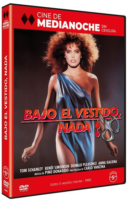 Bajo el vestido, nada (Sotto il vestito niente) -Cine de medianoche- - DVD | 8436558203556 | Carlo Vanzina