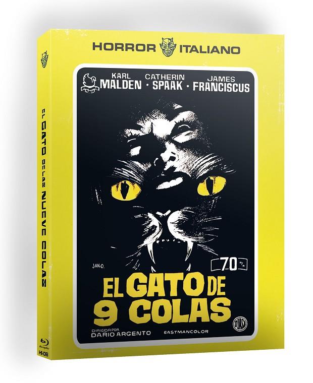 El gato de las nueve colas -Il gatto a nove code- (Horror italiano) - Blu-Ray | 8429987407800 | Dario Argento