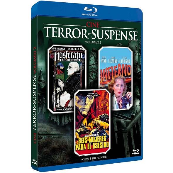 Terror-Suspense Pack Vol. 2 (Nosferatu el vampiro de la noche, Infierno, Seis mujeres para el asesino) - Blu-Ray | 8436555531416