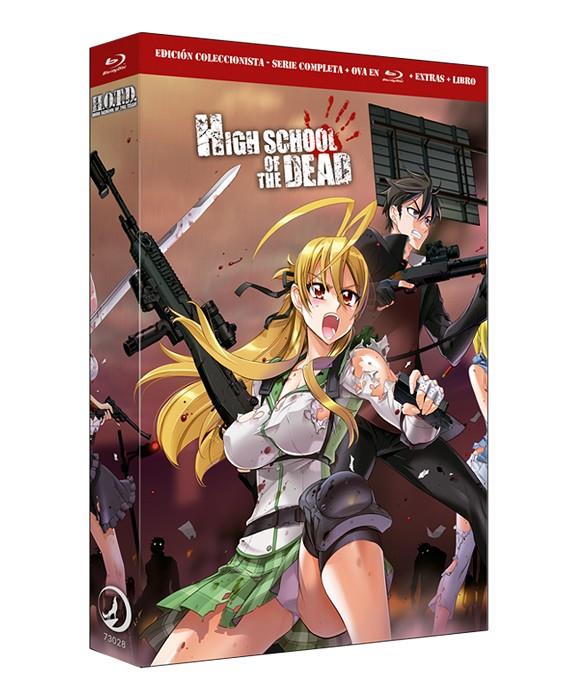 High School Of The Dead Serie Completa + OVA (Edición 2025) (EdicIón coleccionista A4) - Blu-Ray | 8424365730280 | Tetsuro Araki