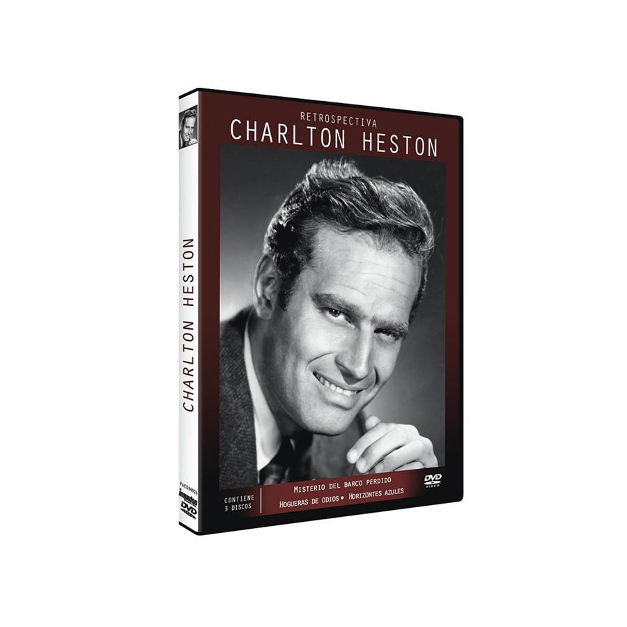 Charlton Heston (Misterio en el barco perdido, Hoguera de odios, Horizontes azules) - DVD | 8436022969490
