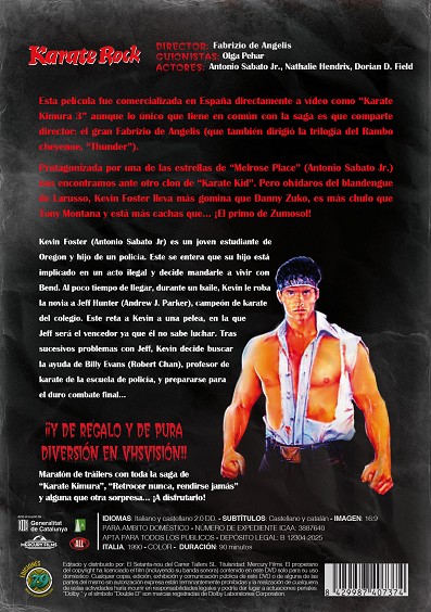 Karate Rock (Videoclub 79) - DVD | 8429987407374 | Fabrizio De Angelis