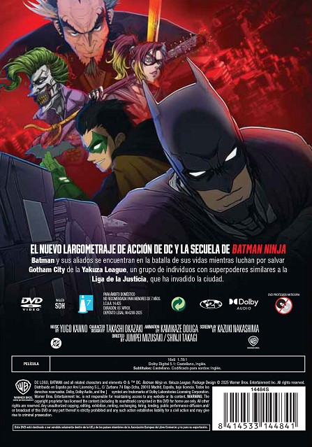 Batman Ninja vs. Yahuza League - DVD | 8414533144841 | Junpei