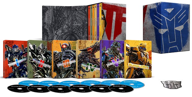 Transformers 6-Movie Collection (Steelbook) (+ Blu-ray) Pack