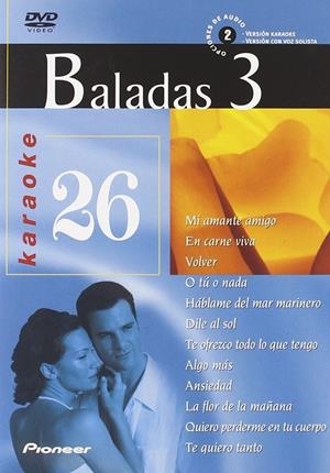 Karaoke 26 Baladas 3 - DVD | 8425736100619