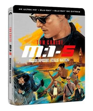 Misión Imposible 5 Nación Secreta (Rogue Nation) (Steelbook) (+ Blu-ray + Blu-ray Extras) - 4K UHD | 8421394101340 | Christopher McQuarrie