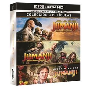 Jumanji + Bienvenidos a la Jungla+ Siguiente Nivel - 4K UHD | 8414533127011 | Joe Johnston, Jake Kasdan