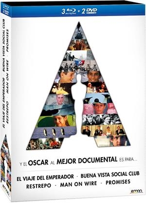 El Viaje Del Emperador + Buena Vista Social Club + Restrepo + Man On Wire + Promises) (3 BD + 2 DVD) - Blu-Ray | 8435153742873