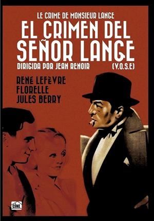 El Crimen Del Señor Lange (V.O.S.E.) - DVD | 8436554231959 | Jean Renoir