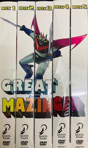 Great Mazinger Box 1-5 (Serie Completa) - DVD | 8420266003188 | Masayuki Akehi, Tetsuo Imazawa, Tomoharu Katsumata, Yasuo Sankichi, Nobuo Onuki, Takeshi Tamiya
