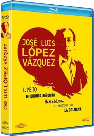José Luis López Vázquez (Pack: El Pisito / Mi Querida Señorita / Habla Mudita / El Monosabio / La Colmena) - Blu-Ray | 8421394416055 | Marco Ferreri, Jaime de Armiñán, Manuel Gutiérrez Aragón, Ray Rivas, Mario Camus