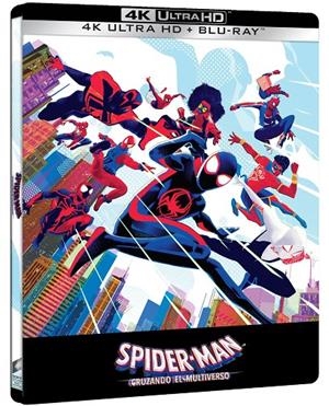 Spider-man: Cruzando el Multiverso (+ Blu-Ray) Ed. Steelbook | 8414533138178 | Joaquim Dos Santos, Kemp Powers, Justin Thompson