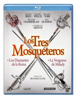 Los Tres Mosqueteros Pack (Los tres mosqueteros, Los diamantes de la Reina,La venganza de Milady) - Blu-Ray | 8421394414846 | Richard Lester