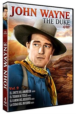 Pack John Wayne (El jinete del amanecer, El terror de Texas, El camino del desierto, La ciudad del infierno) - DVD | 8430526414821