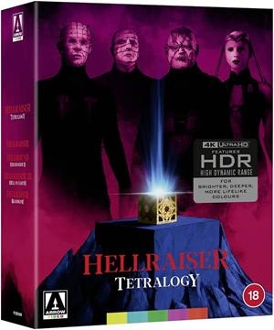 Hellraiser Tetralogy (VOSI) - 4K UHD | 5027035026497 | Clive Barker, Tony Randel, Anthony Hickox, Kevin Yagher
