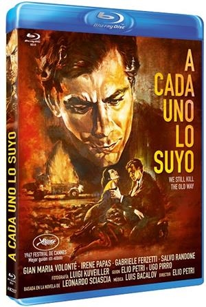 A Cada Uno Lo Suyo - Blu-Ray R (Bd-R) | 7427254480779 | Elio Petri