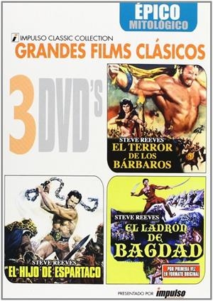 Pack Epico Peplum (Rocha el hijo de Sanson / 7 Espartanos / El sacrificio de las esclavas) - DVD | 8414533076456