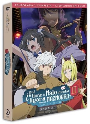 ¿Qué Tiene De Malo Intentar Ligar En Una Mazmorra? Parte 2 - DVD | 8424365723534 | Yoshiki Yamakawa, Hideki Tachibana, Daisuke Takashima, Katsushi Sakurabi, Kiyoko Sayama...