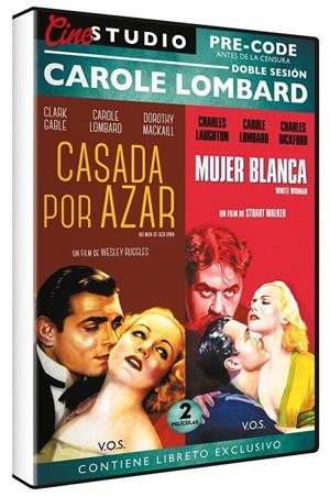 Carole Lombard (Casada Por Azar + Mujer Blanca  V.O.S.E.) - DVD | 8436569580530 | Wesley Ruggles, Stuart Walker
