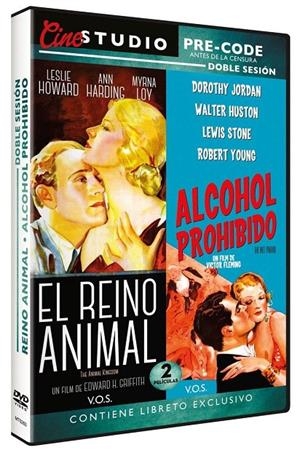 El Reino Animal + Alcohol Prohibido (V.O.S.E. Pre-Code) - DVD | 8436569580950 | Edward H. Griffith, Victor Fleming