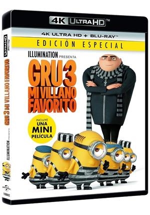 Gru Mi Villano Favorito 3  (+ Blu-Ray) - 4K UHD | 8414533108881 | Kyle Balda, Pierre Coffin, Eric Guillon