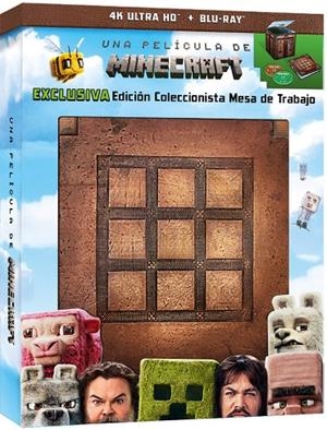 Una película de Minecraft (+ Blu-Ray) Ed. Steelbook Cubo - 4K UHD | 8414533145718 | Jared Hess