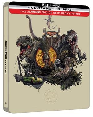 Trilogía Jurassic Park (+ Blu-Ray) Ed. Steelbook - 4K UHD | 8414533146111 | Steven Spielberg, Joe Johnston