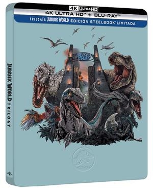 Trilogía Jurassic World (+ Blu-Ray) Ed. Steelbook - 4K UHD | 8414533146128 | Colin Trevorrow, J.A. Bayona