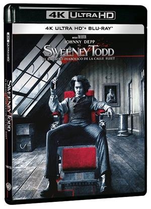 Sweeney Todd: El barbero diabólico de la calle Fleet (+ Blu-Ray) - 4K UHD | 8414533146159 | Tim Burton