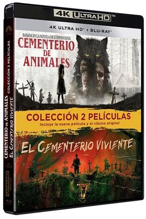 Pet Sematary Pack 2: Cementerio Viviente + Cementerio de Animales (+ Blu-Ray) - 4K UHD | 8421394102194 | Mary Lambert, Dennis Widmyer, Kevin Kolsch