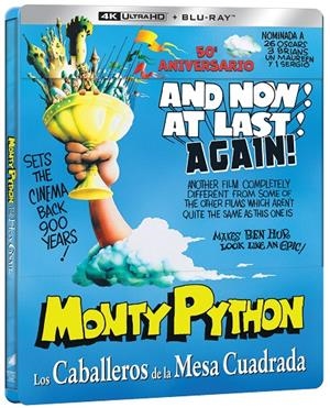 Monty Python y los caballeros de la mesa cuadrada (Monty Python and the Holy Grail) (4k UHD + Blu-ray) (Ed. Especial metálica) - 4K UHD | 8414533141925 | Terry Jones, Terry Gilliam