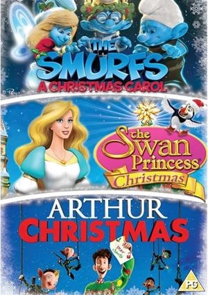 Arthur Christmas/ Los pitufos: Cuento de navidad/ La princesa cisne: Navidad - DVD | 5035822401617