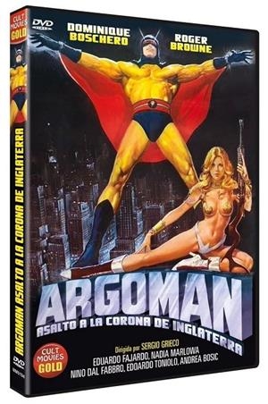 Argoman: Asalto a la corona de Inglaterra - DVD | 8436022232228 | Sergio Grieco