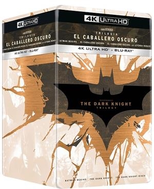 El Caballero Oscuro. Trilogía (+ Blu-Ray) Ed. Steelbook - 4K UHD | 8414533145008 | Cristopher Nolan