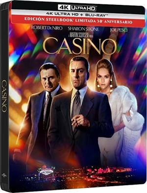 Casino (+ Blu-Ray). Ed. Steelbook 30 Aniversario - 4K UHD | 8414533147262 | Martin Scorsese