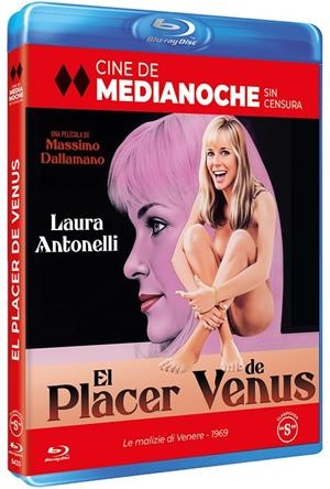 El Placer de Venus (Le malizie di Venere) -Cine de medianoche- - Blu-Ray | 8436558203334 | Massimo Dallamano