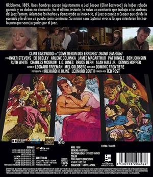 Cometieron Dos Errores (Hang 'Em High) - Blu-Ray | 8436558203266 | Ted Post